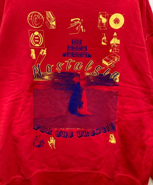 C.E（シーイー）C.E (シーイー) NOSTALGIA CREW NECK SWEAT レッド サイズ:XLの古着・服飾アイテム
