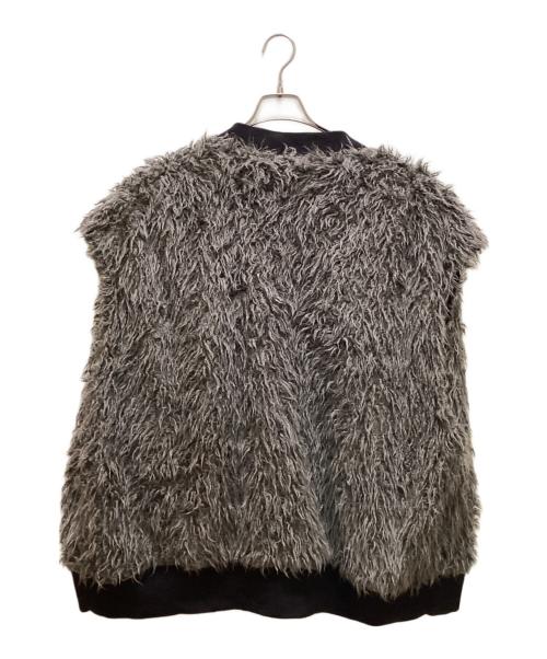 URU（ウル）URU (ウル) リバーシブルジップアップベスト グレー サイズ:3の古着・服飾アイテム