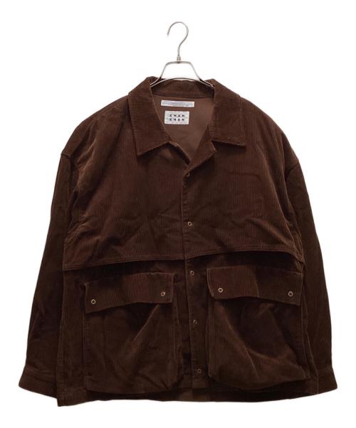 CHAH CHAH（チャーチャー）CHAH CHAH (チャーチャー) コーデュロイジャケット ブラウン サイズ:Lの古着・服飾アイテム