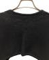中古・古着 tricot COMME des GARCONS (トリココムデギャルソン) ヴィンテージフラワーデザインショートカーディガン ブラック サイズ:不明：12000円