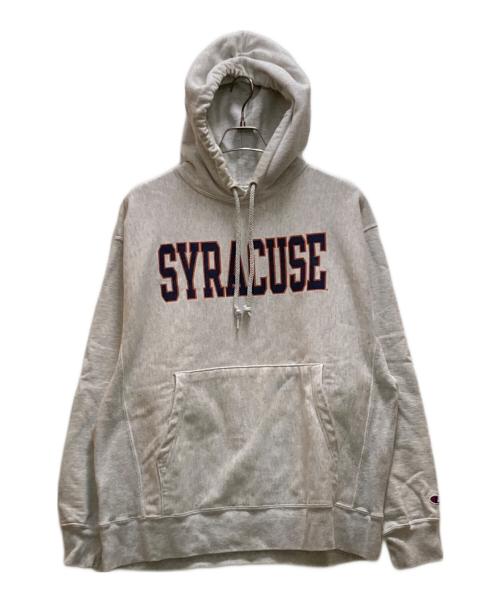 Champion REVERSE WEAVE（チャンピオン リバース ウィーブ）Champion REVERSE WEAVE (チャンピオン リバース ウィーブ) ヴィンテージカレッジリバースウィーブプルオーバーパーカー グレー サイズ:Lの古着・服飾アイテム