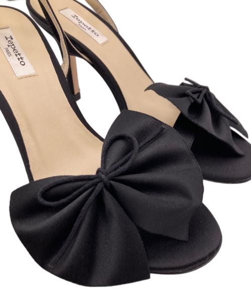 repetto（レペット）Repetto (レペット) ヒールストラップサンダル ブラック サイズ:36の古着・服飾アイテム