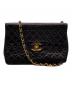 CHANEL（シャネル）の古着「マトラッセチェーンショルダーバッグ」｜ブラック