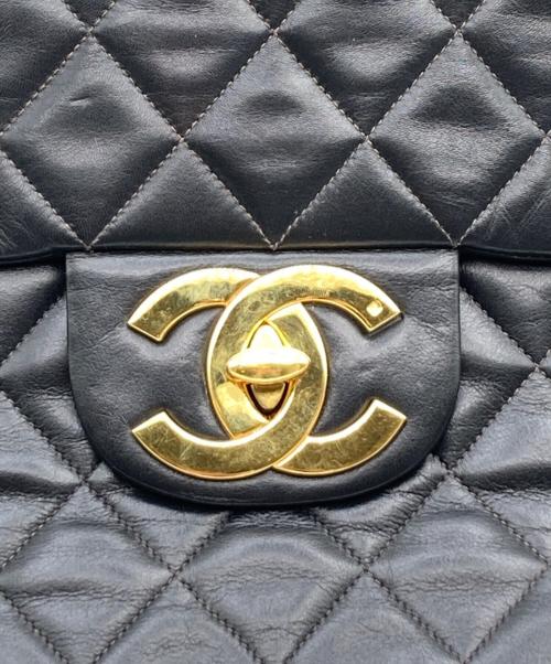 CHANEL（シャネル）CHANEL (シャネル) マトラッセチェーンショルダーバッグ ブラックの古着・服飾アイテム