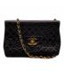 CHANEL（シャネル）の古着「マトラッセチェーンショルダーバッグ」｜ブラック