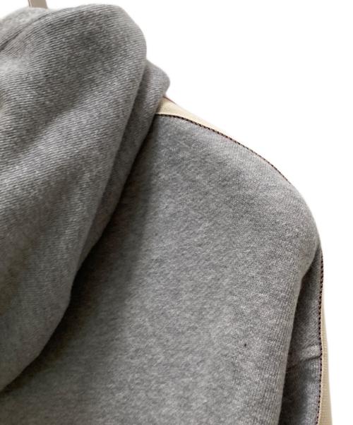 GUCCI（グッチ）GUCCI (グッチ) テクニカルライン ロゴジップパーカー グレー サイズ:Lの古着・服飾アイテム