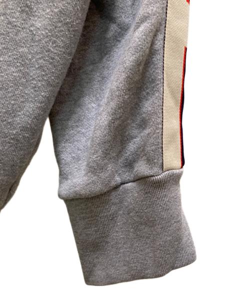 GUCCI（グッチ）GUCCI (グッチ) テクニカルライン ロゴジップパーカー グレー サイズ:Lの古着・服飾アイテム