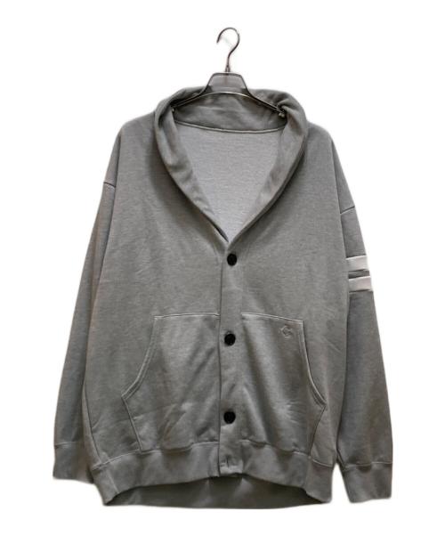 CRONOS（クロノス）CRONOS (クロノス) ラインデザインスウェットカーディガン グレー サイズ:XXLの古着・服飾アイテム
