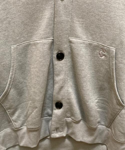 CRONOS（クロノス）CRONOS (クロノス) ラインデザインスウェットカーディガン グレー サイズ:XXLの古着・服飾アイテム