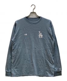 New Era×MLB（ニューエラ×エムエルビー）の古着「コラボ長袖カットソー」｜ブルー