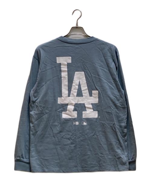 New Era（ニューエラ）New Era (ニューエラ) MLB (エムエルビー) コラボ長袖カットソー ブルー サイズ:XLの古着・服飾アイテム