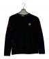 MONCLER（モンクレール）の古着「スリーブロゴデザインカットソー」｜ブラック