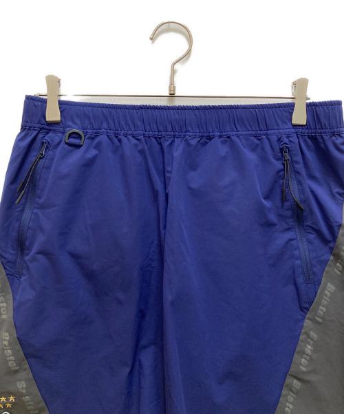 F.C.R.B.（エフシーレアルブリストル）F.C.R.B. (エフシーレアルブリストル) ストレッチハーフパンツ ブルー×グレー サイズ:Lの古着・服飾アイテム