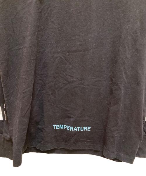OFFWHITE（オフホワイト）OFFWHITE (オフホワイト) ロングスリーブカットソー ブラック×ホワイト サイズ:XLの古着・服飾アイテム