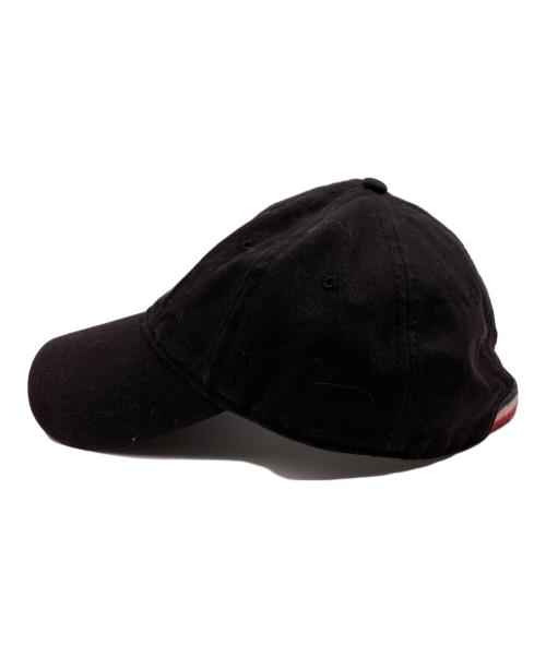MONCLER（モンクレール）MONCLER (モンクレール) ロゴパッチベースボールキャップ ブラックの古着・服飾アイテム