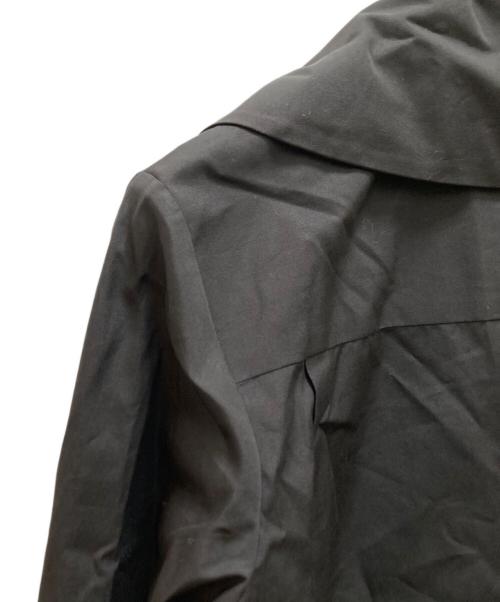 Vivienne Westwood RED LABEL（ヴィヴィアンウエストウッドレッドレーベル）Vivienne Westwood RED LABEL (ヴィヴィアンウエストウッドレッドレーベル) ワンポイント刺繍ビッグカラーシャツ ブラック サイズ:01 未使用品の古着・服飾アイテム