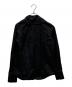 Vivienne Westwood RED LABEL (ヴィヴィアンウエストウッドレッドレーベル) ワンポイント刺繍ビッグカラーシャツ ブラック サイズ:01 未使用品：13000円