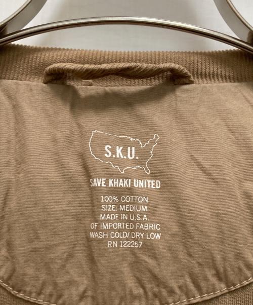 S.K.U.（セーブカーキユナイテッド）S.K.U. (セーブカーキユナイテッド) 中ボアステンカラーコート ベージュ サイズ:Mの古着・服飾アイテム