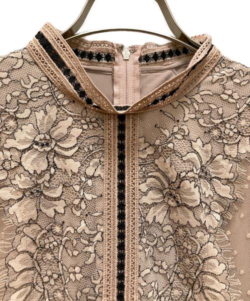 CHRISCELIN（クリスセリーン）CHRISCELIN (クリスセリーン) 刺繍ワンピース ピンク サイズ:４２の古着・服飾アイテム
