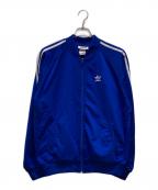adidasアディダス）の古着「オールドトラックジャケット」｜ブルー