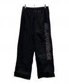 SUPREMEシュプリーム）の古着「スペルアウト・エンブロイダード・リップストップ・トラックパンツ」｜ブラック