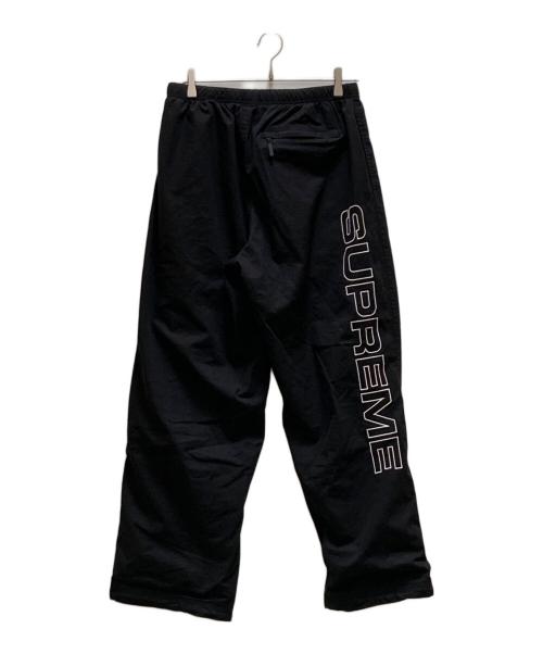 SUPREME（シュプリーム）Supreme (シュプリーム) スペルアウト・エンブロイダード・リップストップ・トラックパンツ ブラック サイズ:sの古着・服飾アイテム