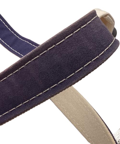L.L.Bean（エルエルビーン）L.L.Bean (エルエルビーン) ボートアンドトートバッグ【ミディアム】 ホワイト×ネイビーの古着・服飾アイテム