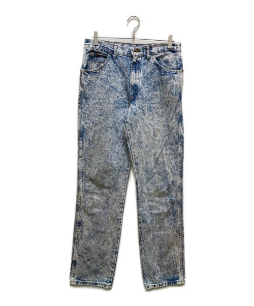 HIS（ヒズ）HIS (ヒズ) ケミカルウォッシュデニムパンツ ブルー サイズ:W34×L34の古着・服飾アイテム