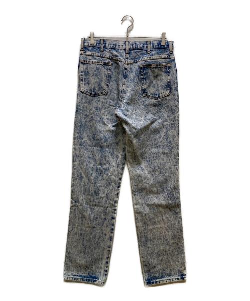 HIS（ヒズ）HIS (ヒズ) ケミカルウォッシュデニムパンツ ブルー サイズ:W34×L34の古着・服飾アイテム