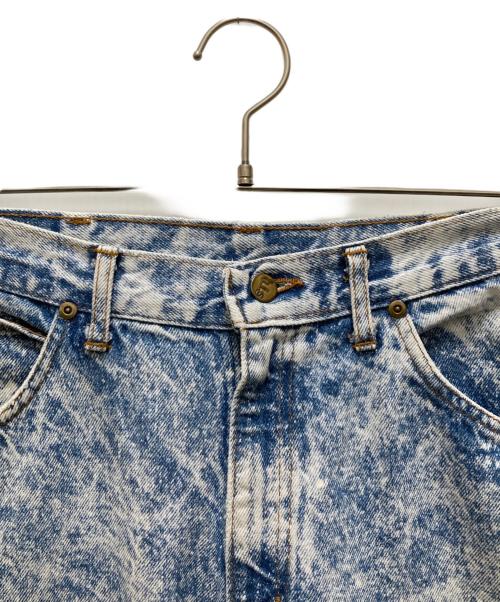HIS（ヒズ）HIS (ヒズ) ケミカルウォッシュデニムパンツ ブルー サイズ:W34×L34の古着・服飾アイテム
