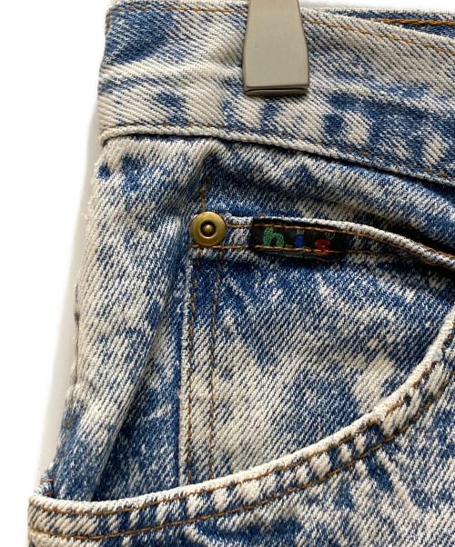 HIS（ヒズ）HIS (ヒズ) ケミカルウォッシュデニムパンツ ブルー サイズ:W34×L34の古着・服飾アイテム