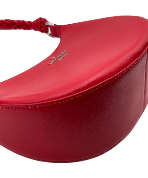 Kate Spade（ケイトスペード）Kate Spade (ケイトスペード) ノヴァ ブレイデッド ハンドル スモール クレセント クロスボディ バッグ レッドの古着・服飾アイテム