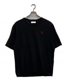 AMI PARIS（アミ パリス）の古着「ハートロゴTシャツ」｜ブラック
