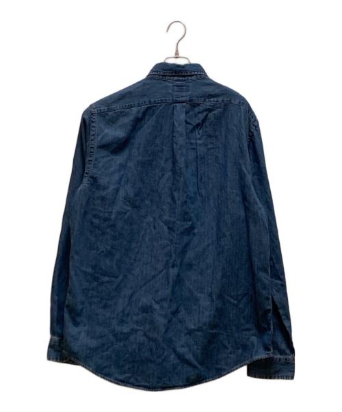 POLO RALPH LAUREN（ポロ・ラルフローレン）POLO RALPH LAUREN (ポロ・ラルフローレン) ボタンダウンデニムシャツ インディゴ サイズ:lの古着・服飾アイテム