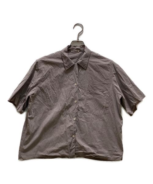 AURALEE（オーラリー）AURALEE (オーラリー) SELVEDGE WEATHER CLOTH HALF SLEEVED SHIRTS ベージュ サイズ:1の古着・服飾アイテム