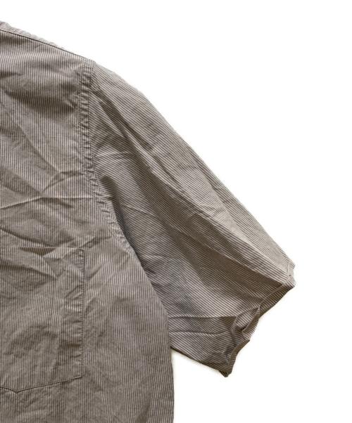 AURALEE（オーラリー）AURALEE (オーラリー) SELVEDGE WEATHER CLOTH HALF SLEEVED SHIRTS ベージュ サイズ:1の古着・服飾アイテム