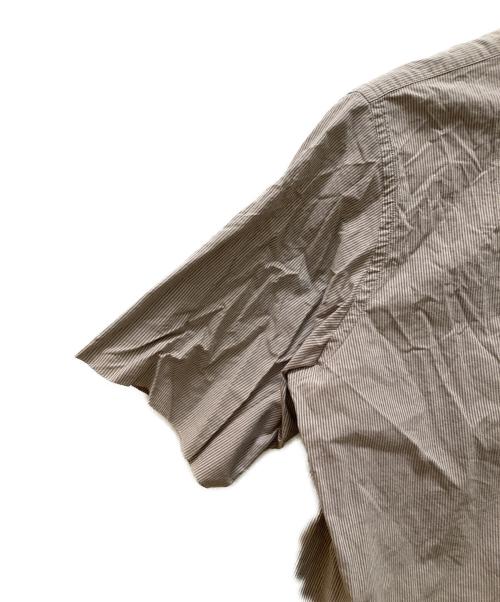 AURALEE（オーラリー）AURALEE (オーラリー) SELVEDGE WEATHER CLOTH HALF SLEEVED SHIRTS ベージュ サイズ:1の古着・服飾アイテム