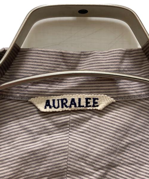 AURALEE（オーラリー）AURALEE (オーラリー) SELVEDGE WEATHER CLOTH HALF SLEEVED SHIRTS ベージュ サイズ:1の古着・服飾アイテム