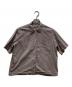 AURALEE（オーラリー）の古着「SELVEDGE WEATHER CLOTH HALF SLEEVED SHIRTS」｜ベージュ