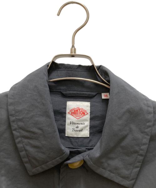 DANTON（ダントン）DANTON (ダントン) ダントン ナイロンタフタステンカラーコート グレー サイズ:38の古着・服飾アイテム