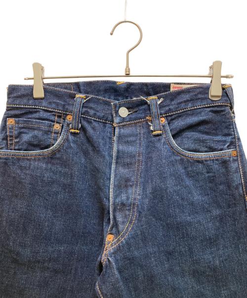 EVISU（エヴィス）EVISU (エヴィス) 2000 no.2 ピンク カモメ デニムパンツ インディゴ サイズ:W30×L35の古着・服飾アイテム