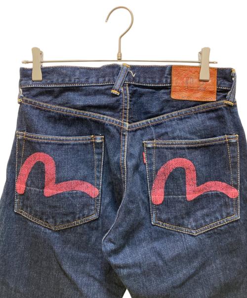 EVISU（エヴィス）EVISU (エヴィス) 2000 no.2 ピンク カモメ デニムパンツ インディゴ サイズ:W30×L35の古着・服飾アイテム