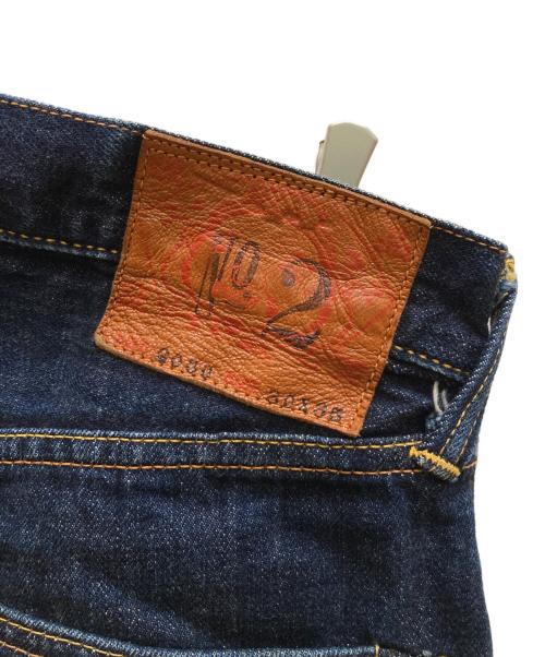EVISU（エヴィス）EVISU (エヴィス) 2000 no.2 ピンク カモメ デニムパンツ インディゴ サイズ:W30×L35の古着・服飾アイテム