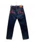 EVISU (エヴィス) 2000 no.2 ピンク カモメ デニムパンツ インディゴ サイズ:W30×L35：15000円