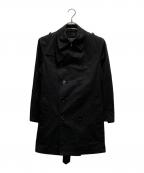 BURBERRY BLACK LABELバーバリーブラックレーベル）の古着「ライナー付きトレンチコート」｜ブラック