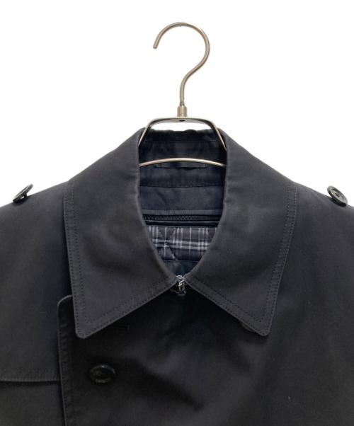 BURBERRY BLACK LABEL（バーバリーブラックレーベル）BURBERRY BLACK LABEL (バーバリーブラックレーベル) ライナー付きトレンチコート ブラック サイズ:mの古着・服飾アイテム