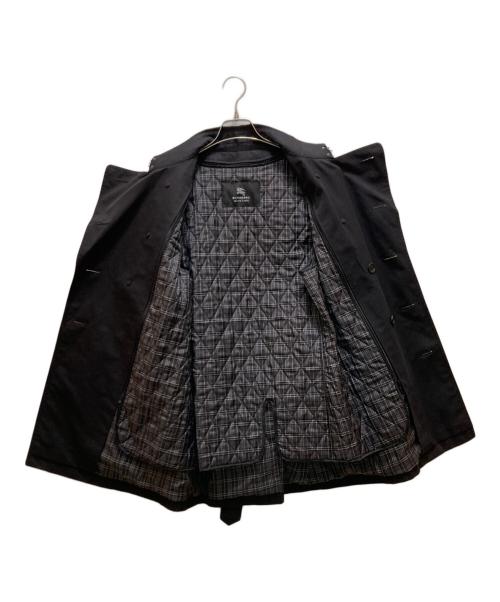 BURBERRY BLACK LABEL（バーバリーブラックレーベル）BURBERRY BLACK LABEL (バーバリーブラックレーベル) ライナー付きトレンチコート ブラック サイズ:mの古着・服飾アイテム