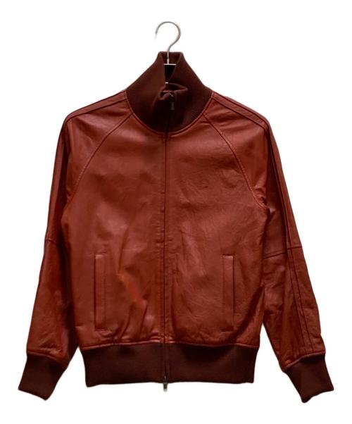 FRED PERRY（フレッドペリー）FRED PERRY (フレッドペリー) ラムレザー トラックジャケット レッド サイズ:Sの古着・服飾アイテム