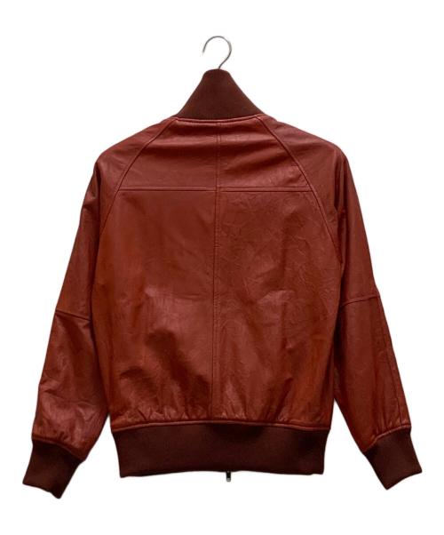 FRED PERRY（フレッドペリー）FRED PERRY (フレッドペリー) ラムレザー トラックジャケット レッド サイズ:Sの古着・服飾アイテム