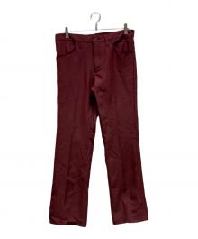 Wrangler（ラングラー）の古着「ランチャーパンツ」｜レッド